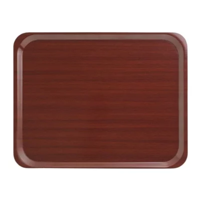 Plateau stratifié lisse Capri Cambro acajou 460mm