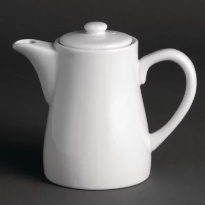 Cafetière Olympia Whiteware 310ml (Lot de 4)