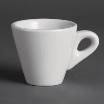 Tasses à espresso coniques blanches 60ml Olympia (Lot de 12)