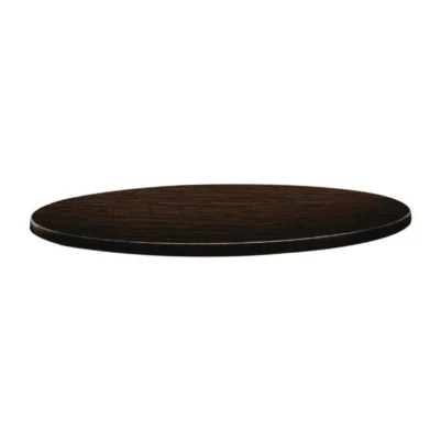 Plateau de table rond Topalit Classic Line 70cm wengé