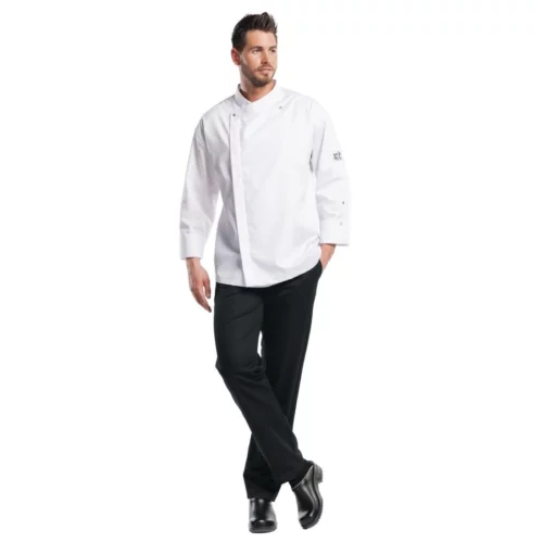 Pantalon de cuisine mixte Chaud Devant Nero noir 56