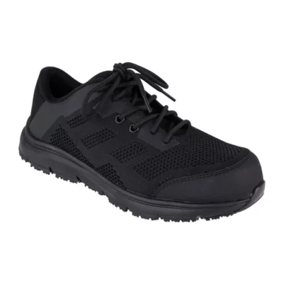 Baskets de sécurité en mesh semelle super confort Slipbuster noires 46