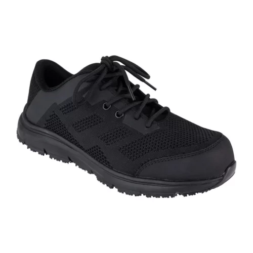 Baskets de sécurité en mesh semelle super confort Slipbuster noires 46