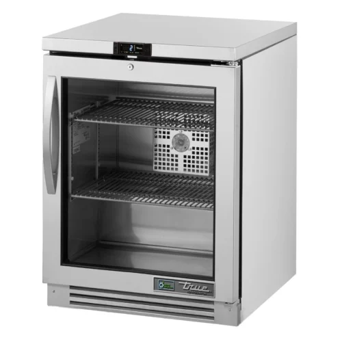 Vitrine positive dessous de comptoir True 1 porte battante TUC-24G-HC~FGD01