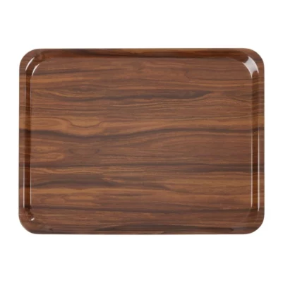 Plateaux stratifiés lisses Capri Cambro noyer 460mm