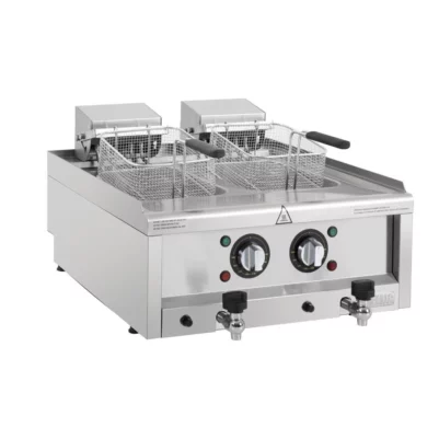 Friteuse électrique double Buffalo Série 600 2 x 8L