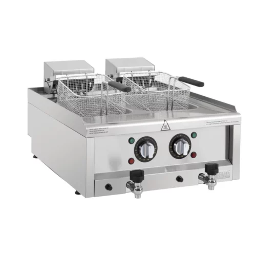 Friteuse électrique double Buffalo Série 600 2 x 8L