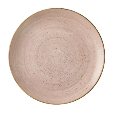 Assiettes avec rebord Churchill Stonecast Raw Terracotta Evolve 260mm (Lot de 12)