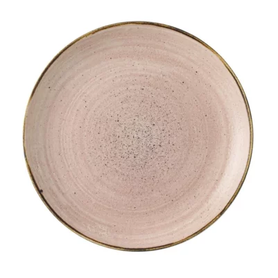 Assiettes avec rebord Churchill Stonecast Raw Terracotta Evolve 220mm (Lot de 12)