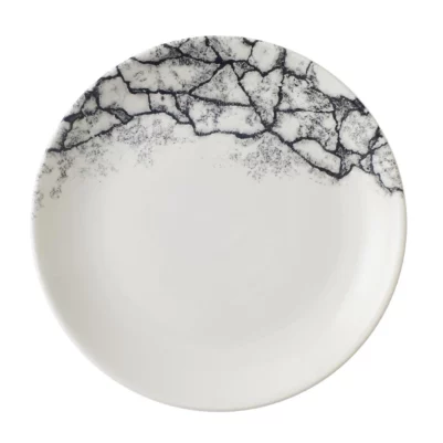 Assiettes rondes Churchill Kintsugi Accents Quartz Black Evolve 165mm (Lot de 12)