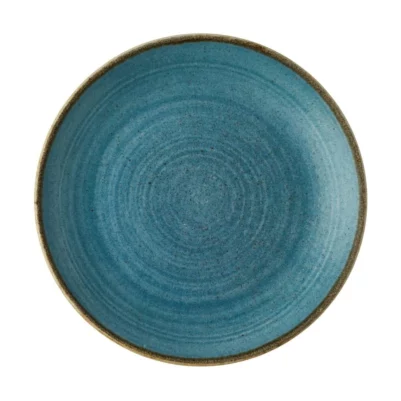 Assiettes rondes Churchill Stonecast Raw Evolve Teal 220mm (Lot de 12)
