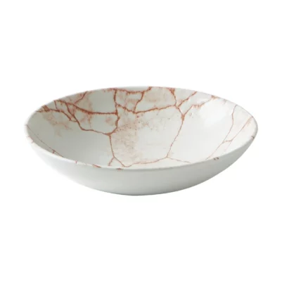 Assiettes coupes rondes Churchill Studio Prints Kintsugi Evolve Coral 184mm (Lot de 12)