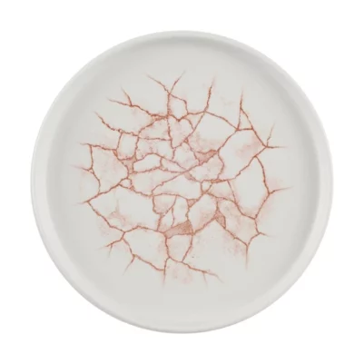 Assiettes avec rebord Churchill Studio Prints Kintsugi Coral 220mm (Lot de 6)