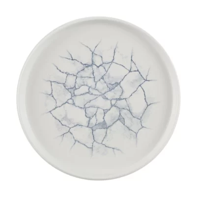 Assiettes avec rebord Churchill Studio Prints Kintsugi Pearl Grey 220mm (Lot de 6)