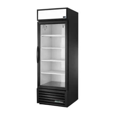 Vitrine positive libre service 1 porte coulissante True GDM-23-HC-TSL01 ALU