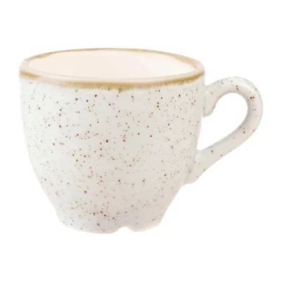 Tasses à espresso Churchill  Stonecast Barley White 100ml (Lot de 12)