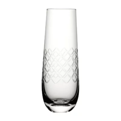 Verres à champagne Utopia Raffles Diamond 300 ml (lot de 6)