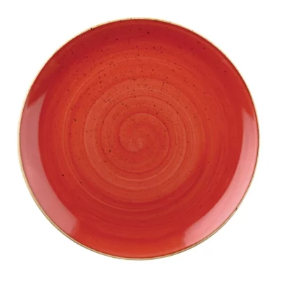 Assiettes rondes Churchill Stonecast Berry Red 165mm (Lot de 12)