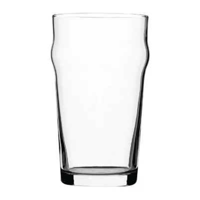 Verres à bière nucléés Utopia Nonic 570 ml CE (lot de 48)
