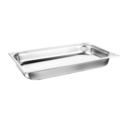 Bacs GN 1/1 inox 65mm Nisbets Essentials (lot de 3)