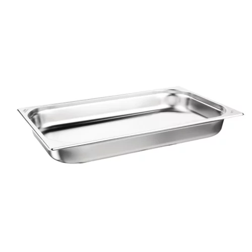 Bacs GN 1/1 inox 65mm Nisbets Essentials (lot de 3)
