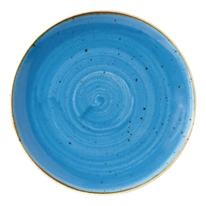 Assiettes rondes Churchill Stonecast Cornflower Blue 217mm (Lot de 12)