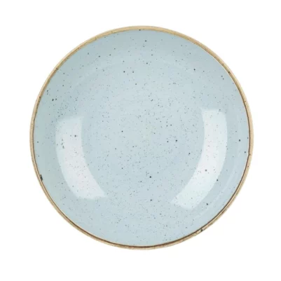 Assiettes coupes rondes Churchill Stonecast Duck Egg Blue 220mm (Lot de 12)