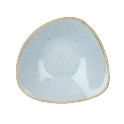 Bols triangulaires Churchill Stonecast Duck Egg Blue 200mm (Lot de 12)