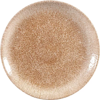 Assiettes rondes Churchill Studio Prints Raku Garnet Orange 210mm (Lot de 12)