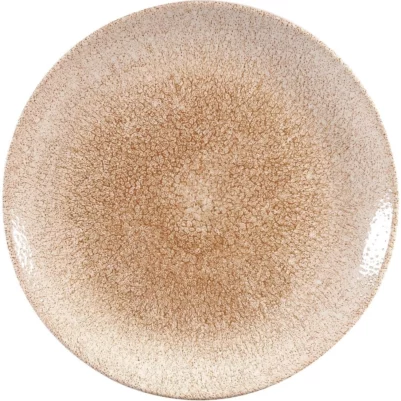 Assiettes coupes rondes Churchill Studio Prints Raku Garnet Orange 248mm (Lot de 12)