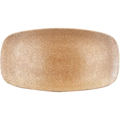 Assiettes oblongues Churchill Studio Prints Raku Garnet Orange 355mm (Lot de 6)