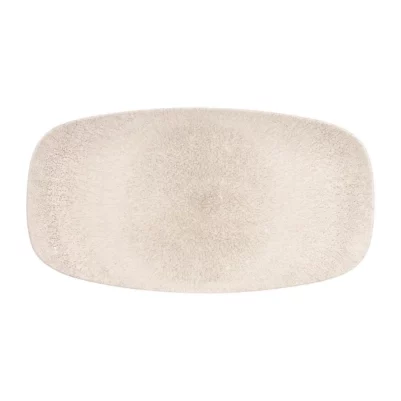 Assiettes oblongues Churchill Studio Prints Raku Agate Grey 355mm (Lot de 6)