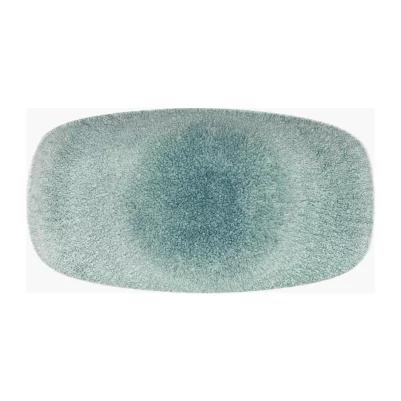 Assiettes oblongues Churchill Studio Prints Raku Jade Green 189 x 355mm (Lot de 6)