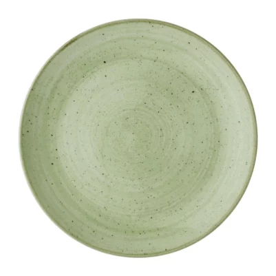 Assiettes avec rebord Churchill Stonecast Sage Green 217mm (Lot de 12)