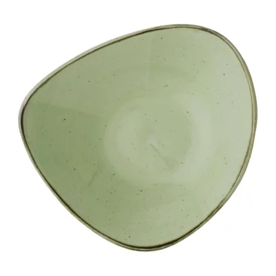 Bols triangulaires Churchill Stonecast Sage Green 235mm (Lot de 12)