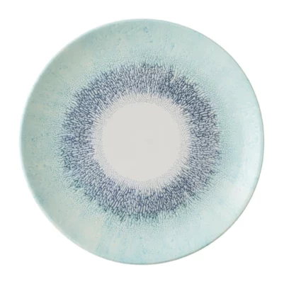 Assiettes rondes Churchill Studio Prints Fusion Blue 260mm (Lot de 12)