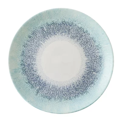 Assiettes rondes Churchill Studio Prints Fusion Blue 217mm (Lot de 12)
