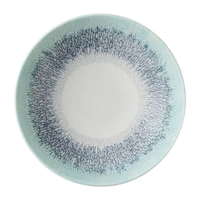 Assiettes coupes rondes Churchill Studio Prints Fusion Blue 182mm (Lot de 12)