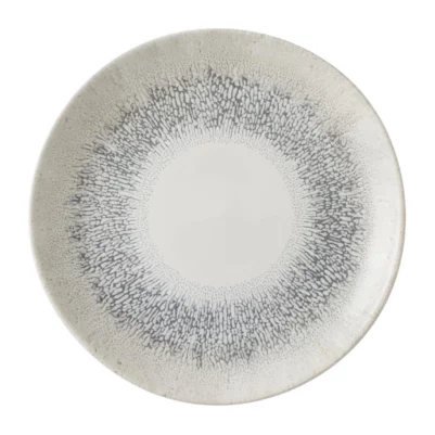Assiettes rondes Churchill Studio Prints Fusion Grey 217mm (Lot de 12)