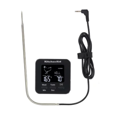 Thermomètre à sonde numérique filaire noir KitchenAid Global
