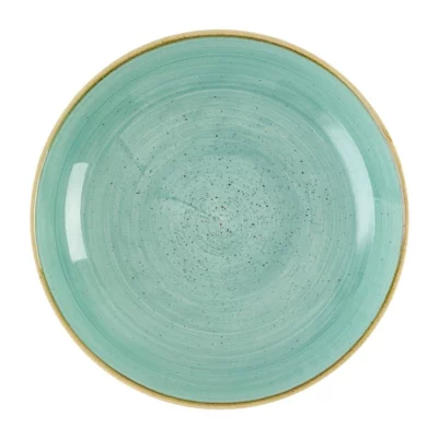 Assiettes coupes rondes Churchill Stonecast Mint 182mm (Lot de 12)