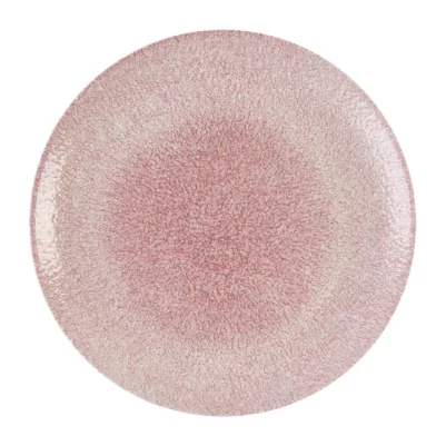 Assiettes rondes Churchill Studio Prints Raku Rose Quartz Pink 288mm (Lot de 12)