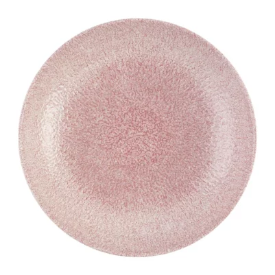 Assiettes coupes rondes Churchill Studio Prints Raku Rose Quartz Pink 248mm (Lot de 12)