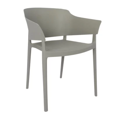 Fauteuils Lorenzo Café Bolero gris (lot de 2)