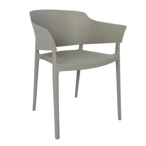 Fauteuils Lorenzo Café Bolero gris (lot de 2)