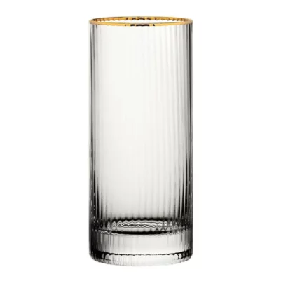 Verres hauts bord doré Hayworth Utopia 355 ml (lot de 6)