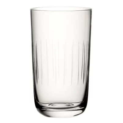 Verres hauts rainurés nid d'abeille Raffles Utopia 420ml (lot de 6)