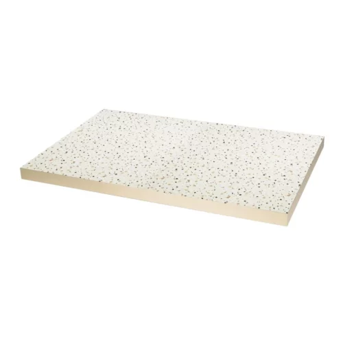 Plateau de table rectangulaire Terrazzo Bolero 1 100x700mm