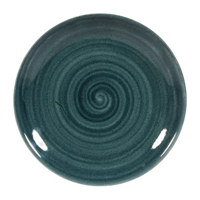 Assiettes rondes Churchill Stonecast Patina Rustic Teal 165mm (Lot de 12)