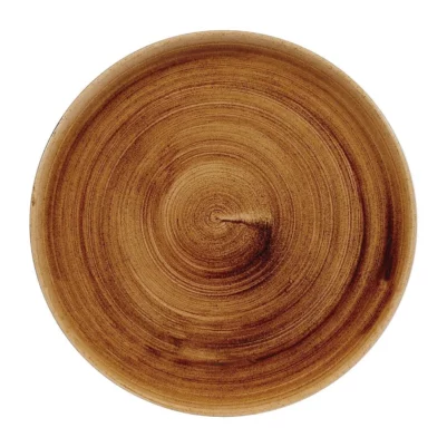 Assiettes rondes Churchill Stonecast Patina Vintage Copper 324mm (Lot de 6)